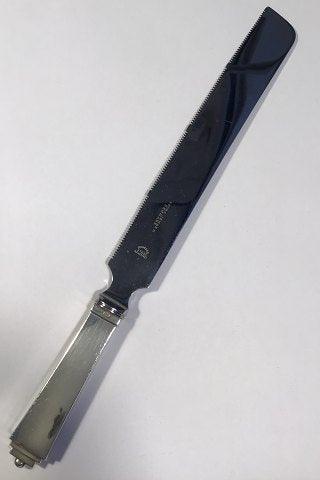 Georg Jensen Sterling Sølv Pyramide Brødkniv No 197 B - Danam Antik