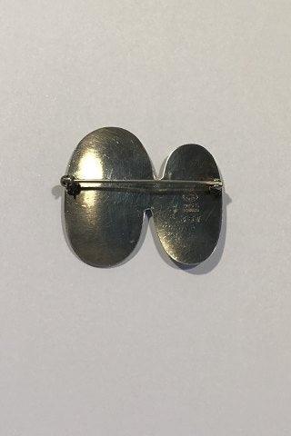 Georg Jensen Sterling Sølv Moderne Broche No 357 - Danam Antik