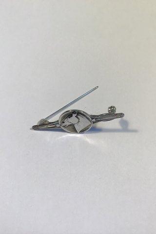 Georg Jensen Sterling Sølv Broche No 247 - Danam Antik