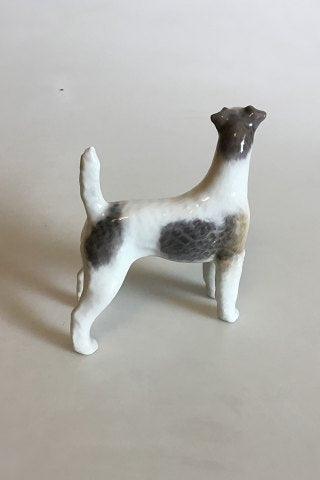 Royal Copenhagen Figur af Ruhåret Terrier No 3165 - Danam Antik