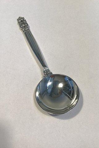 Georg Jensen Sterling Sølv Konge Suppeske, rund No. 51 - Danam Antik