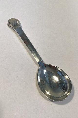 Georg Jensen Sterling Sølv Relief Serveringsske No 92 - Danam Antik