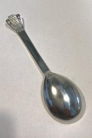 Georg Jensen Sterling Sølv Relief Serveringsske No 92 - Danam Antik