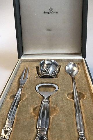 Georg Jensen Sterling Sølv Konge Præsentationsæske - Danam Antik