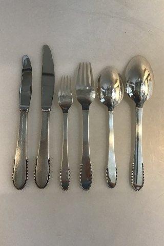 Georg Jensen Sterling Sølv Kugle Bestik Sæt 12 Pers(72 dele) - Danam Antik