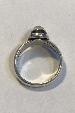 Georg Jensen Sterling Sølv Ring No 46C Månesten - Danam Antik