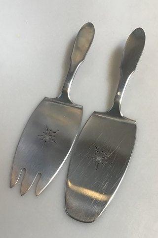 Georg Jensen Stainless Mitra Mat Fiskeserveringssæt - Danam Antik