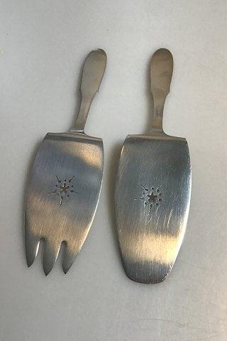 Georg Jensen Stainless Mitra Mat Fiskeserveringssæt - Danam Antik