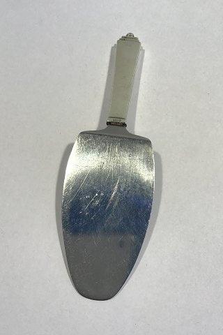 Georg Jensen Sterling Sølv/Stål Pyramide Serveringsspade No 195 - Danam Antik