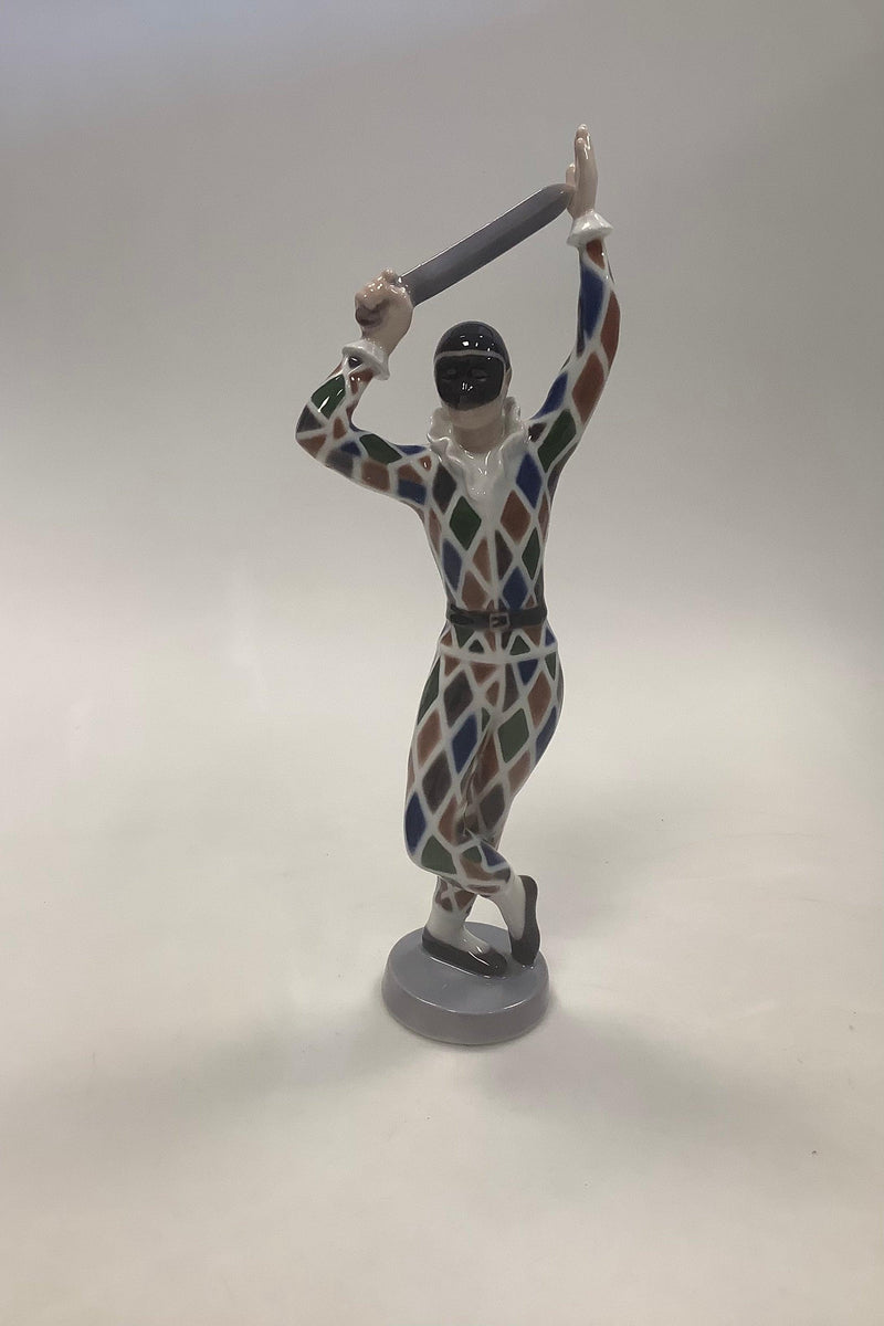 Bing og Grøndahl Figur Harlekin No 2354 - Danam Antik