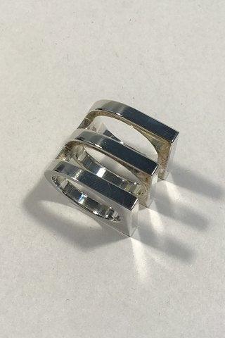 Georg Jensen Sterling Sølv Ring No 593F Aria - Danam Antik