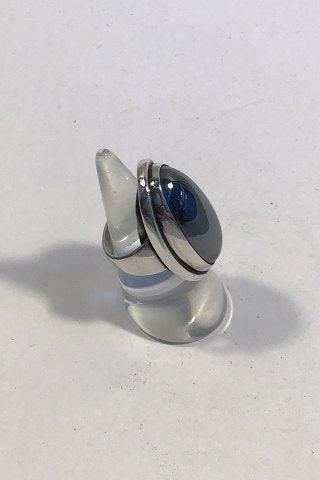 Georg Jensen Sterling Sølv Ring No 46E Hæmatit - Danam Antik