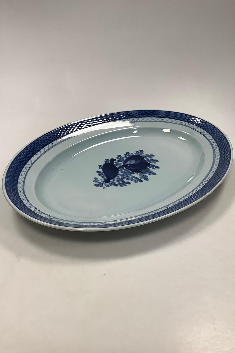 Royal Copenhagen Blå Tranquebar Oval Servingsfad No 930 Måler 43cm / 16.93 inch - Danam Antik