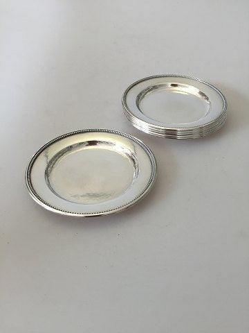 6 Georg Jensen Sterling Silver Glas Bakker No 210K - Danam Antik