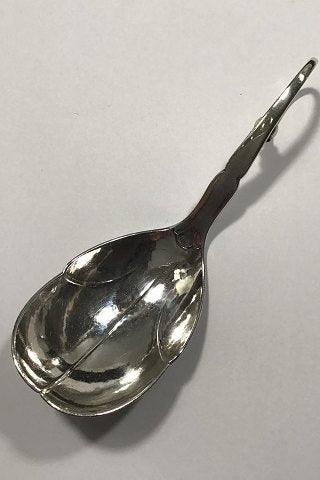 Georg Jensen Sterling Sølv Ornamental Serveringsske No 21 - Danam Antik