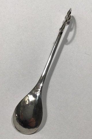 Georg Jensen Sterling Sølv Ornamental Mocca ske No 47 - Danam Antik