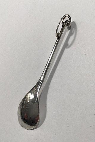 Georg Jensen Sterling Sølv Ornamental Mocca ske No 47 - Danam Antik