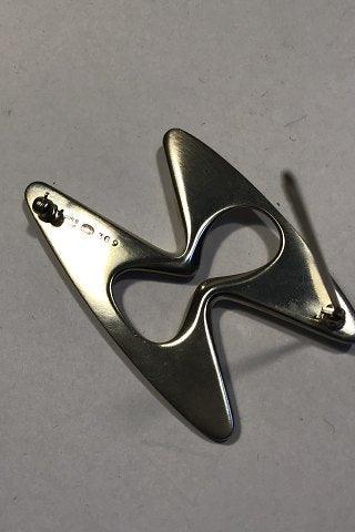 Georg Jensen Sterling Sølv Broche No 369 Henning Koppel - Danam Antik