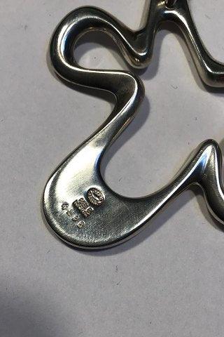 Georg Jensen Sterling Sølv Halskæde med Vedhæng No 429B - Danam Antik