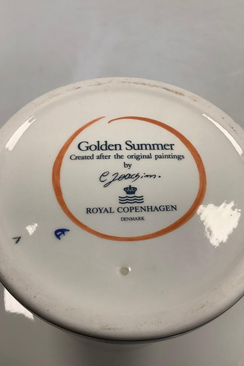 Royal Copenhagen Golden Summer / Gylden Sommer Opsats på Fod No. 753 - Danam Antik