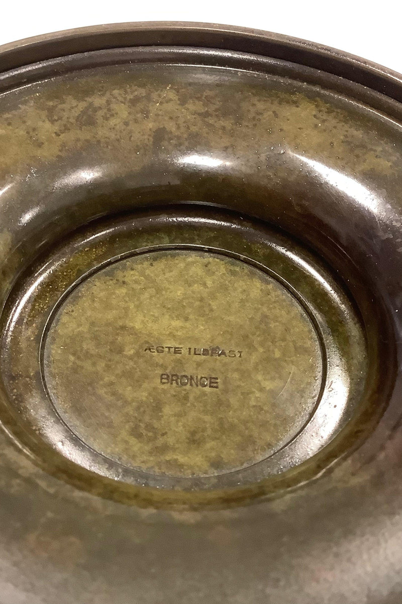 Stor Bronze Vase fra Ægte Ildfast 21cm - Danam Antik