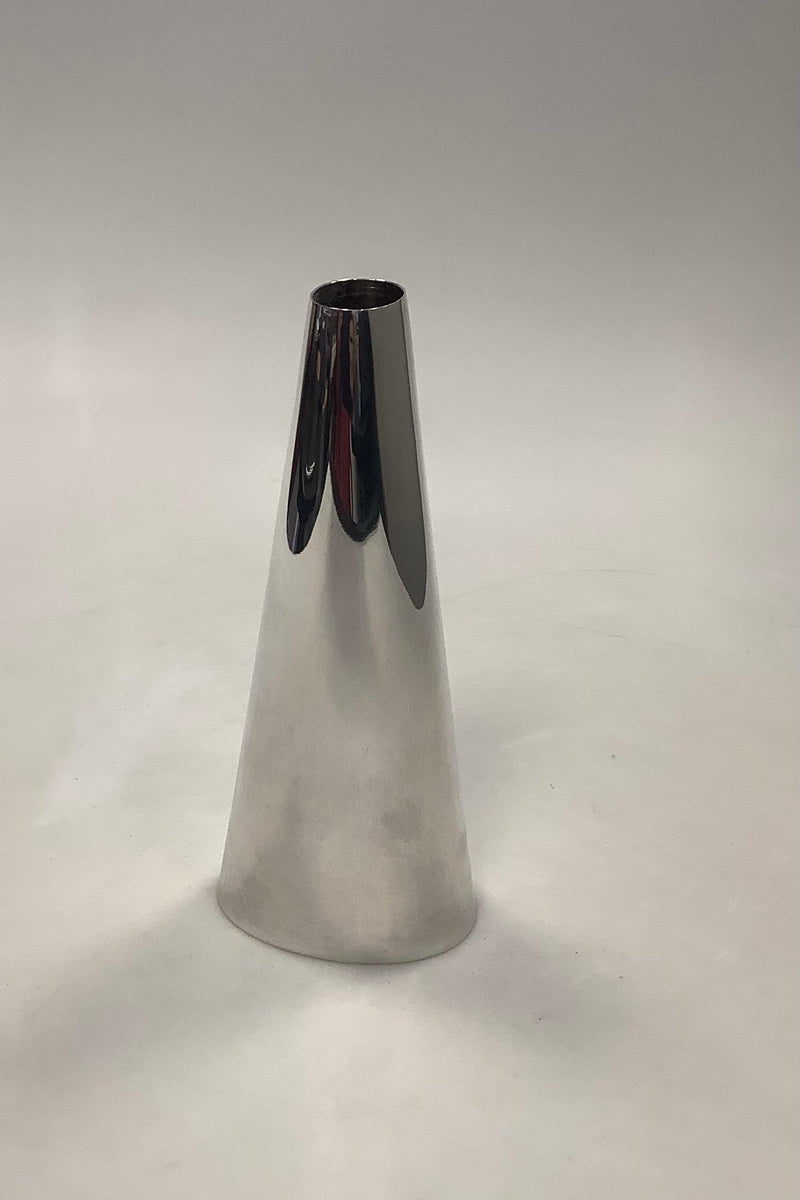 Georg Jensen Sterling Sølv Orkide Vase af Verner Panton No. 1300B - Danam Antik