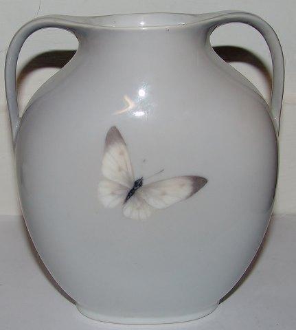 Royal Copenhagen Art Nouveau Vase med 2 hanke No 970/227 - Danam Antik