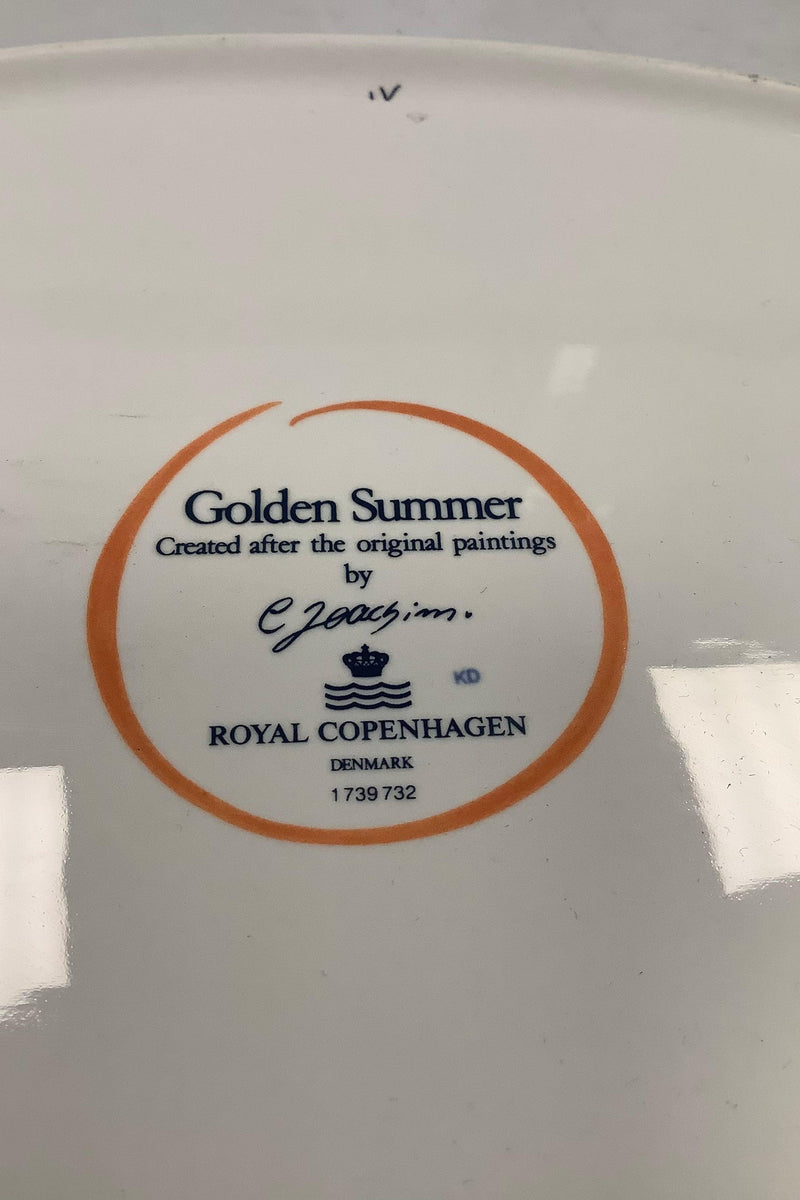 Royal Copenhagen Golden Summer / Gylden Sommer Serveringsfad No 732 - Danam Antik