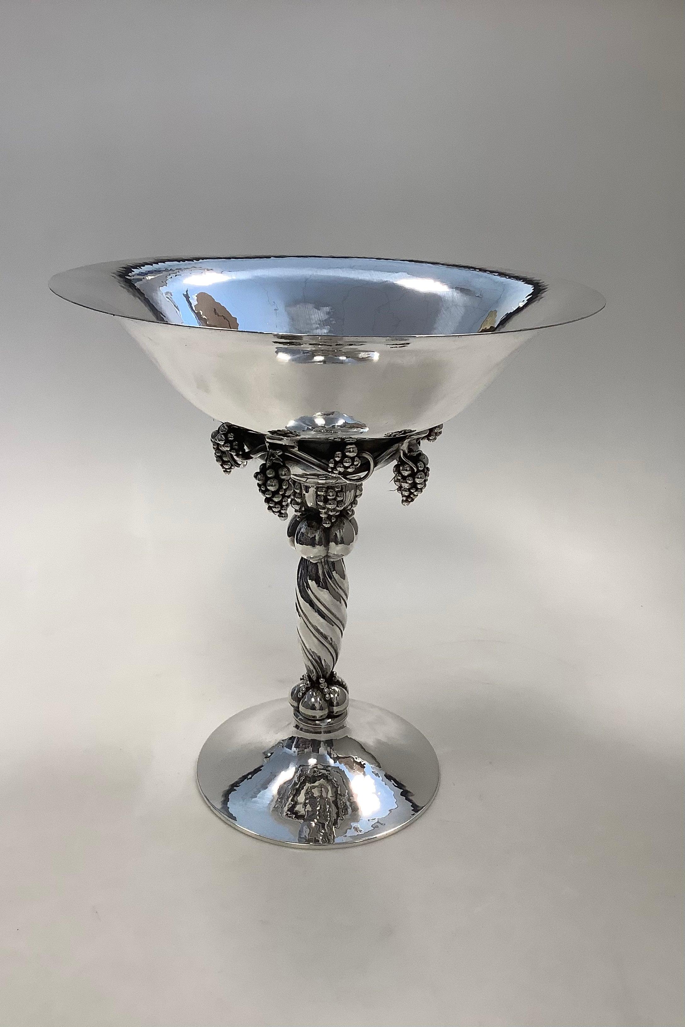 Georg Jensen Sterling Sølv Stor Drueopsats / Drueskål No 264 A