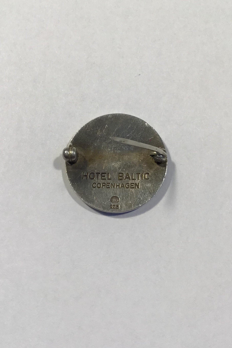 Georg Jensen Sterling Sølv Broche/Pin "Hotel Baltic" - Danam Antik