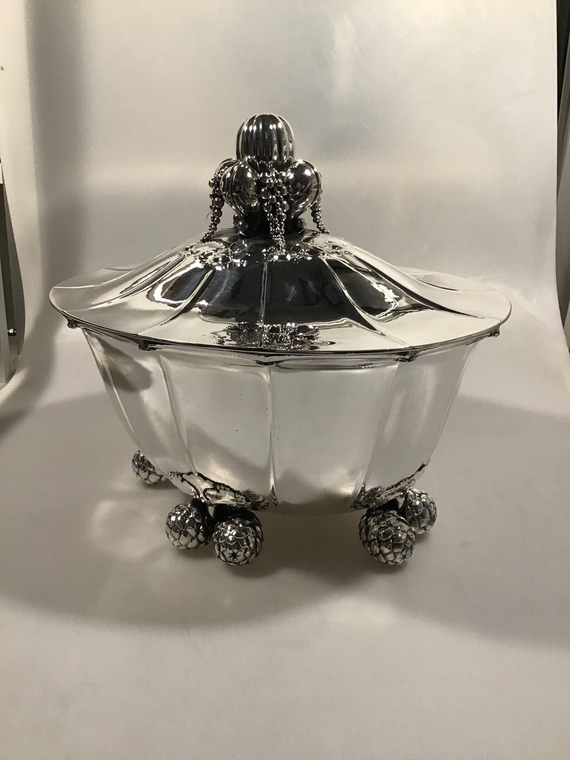 Georg Jensen Sterling Sølv Centerpiece No 340 (1925-1933) - Danam Antik