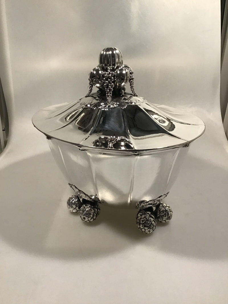 Georg Jensen Sterling Sølv Centerpiece No 340 (1925-1933) - Danam Antik