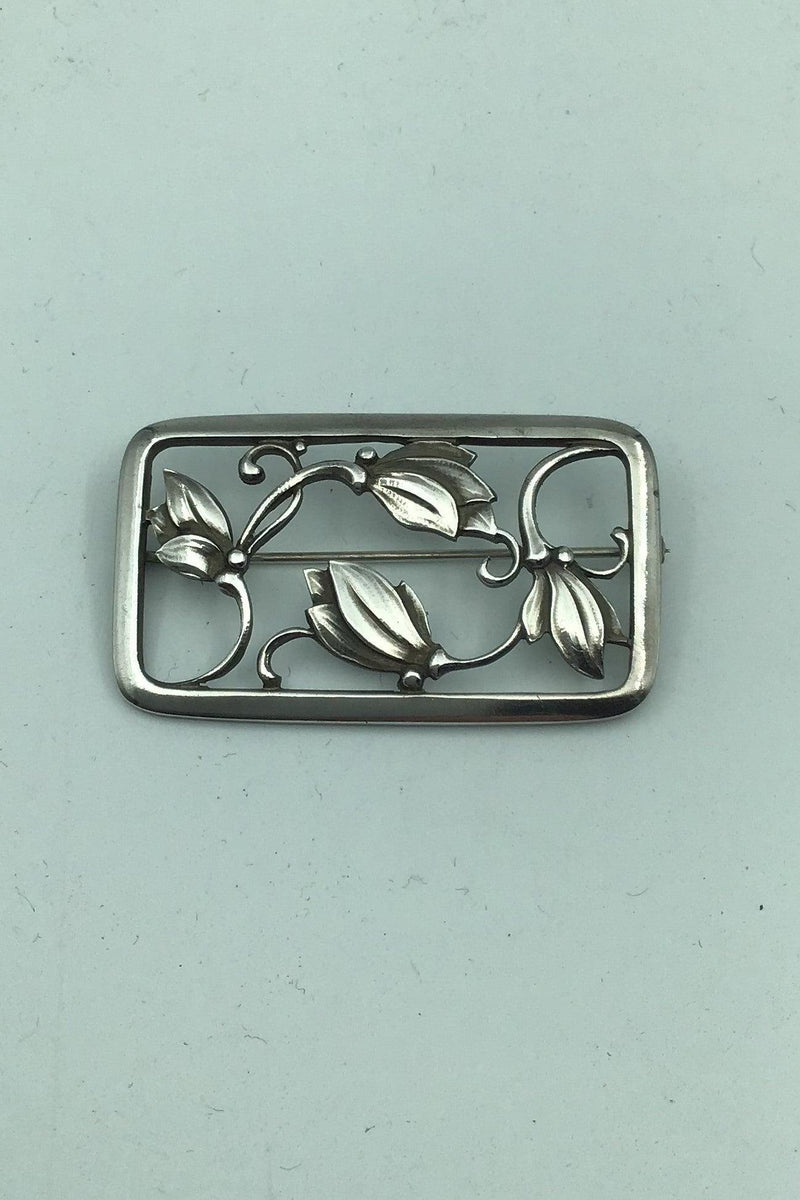 Georg Jensen Sterling Sølv Broche No. 295 - Danam Antik