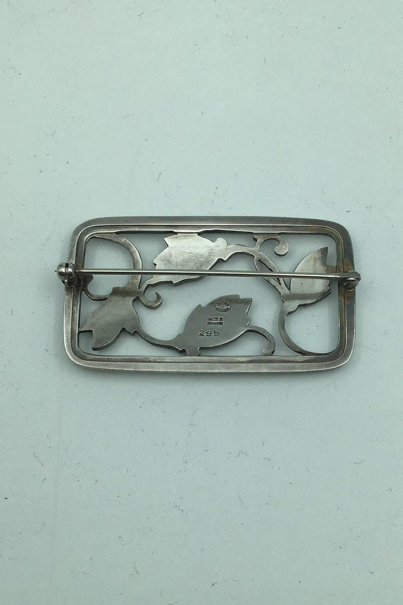 Georg Jensen Sterling Sølv Broche No. 295 - Danam Antik