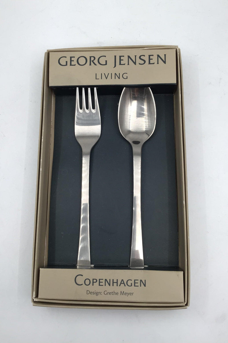 Georg Jensen Stainless Copenhagen Barnebestik (Gaffel og Ske) - Danam Antik