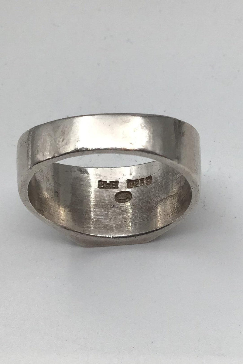 Georg Jensen / Hans Hansen Sterling Sølv Ring med Guld - Danam Antik