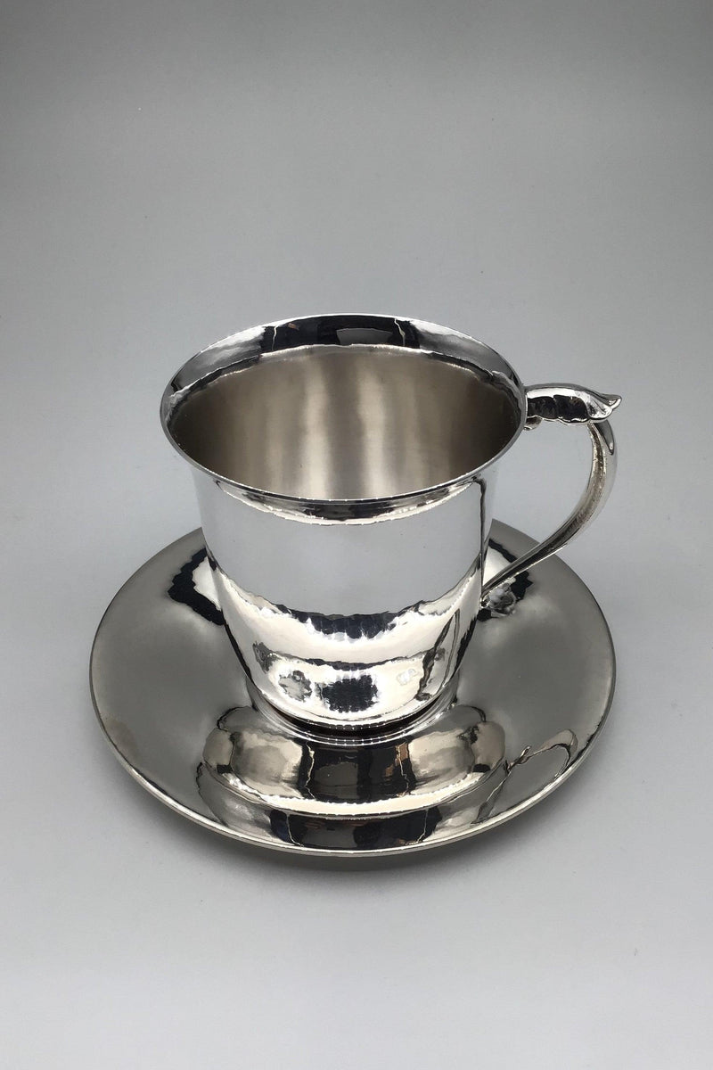 Georg Jensen Sterling Sølv Kop/underkop No 444 B /444. - Danam Antik