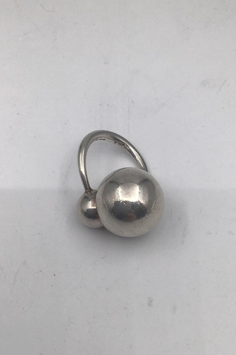 Georg Jensen Sterling Sølv med 18k guld. No 509 - Cave Jacqueline Rabun - Danam Antik