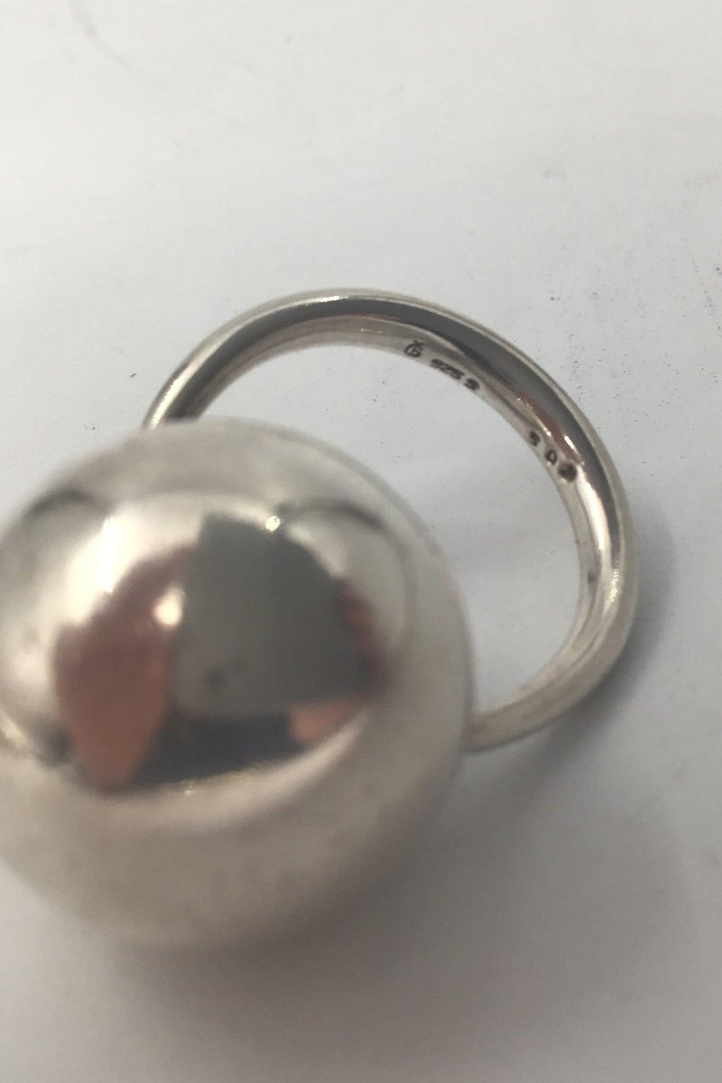 Georg Jensen Sterling Sølv med 18k guld. No 509 - Cave Jacqueline Rabun - Danam Antik