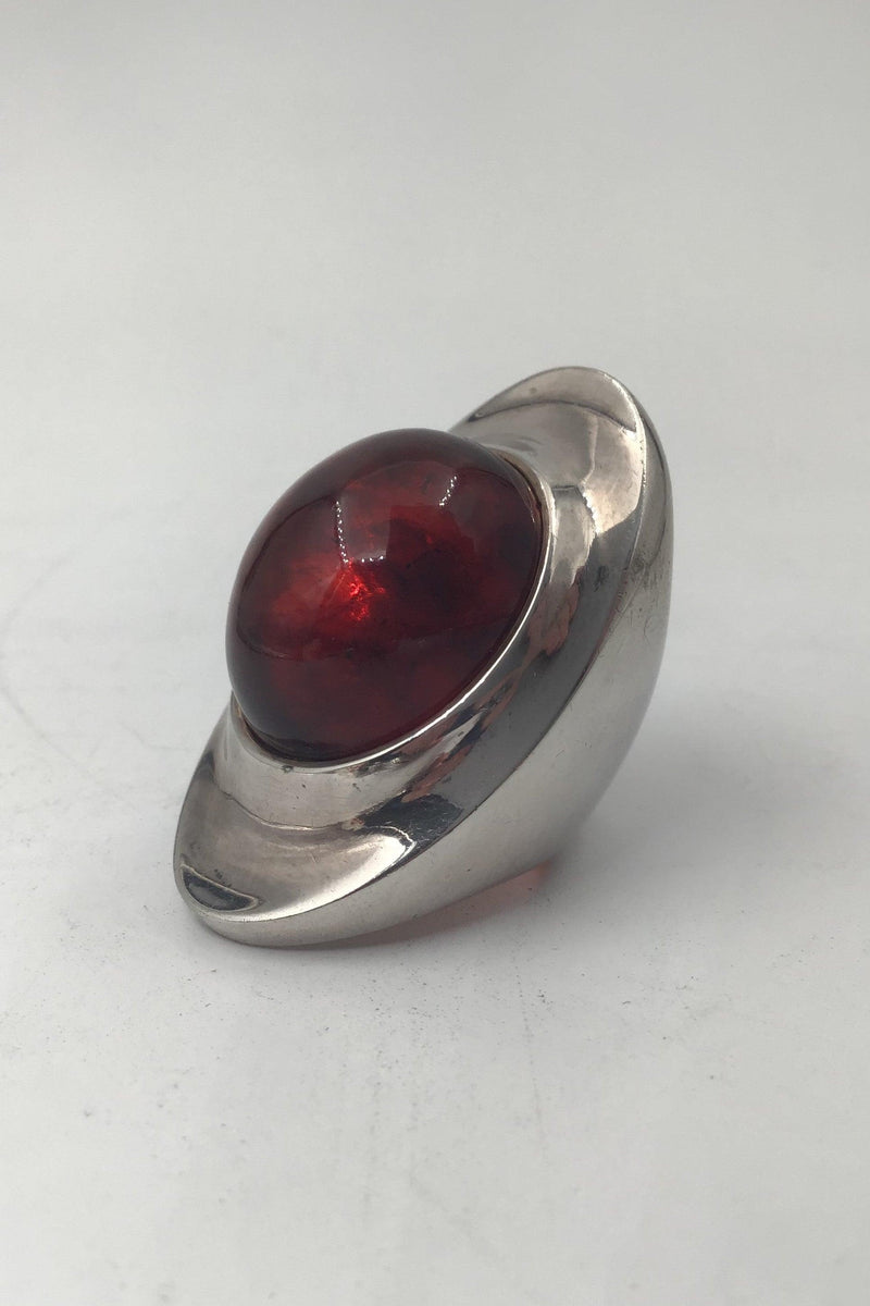 Georg Jensen Sterling Sølv Ring No. 242 Rav Henning Koppel - Danam Antik