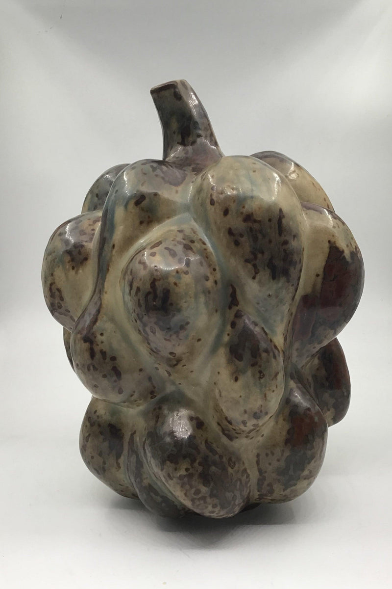 Royal Copenhagen Axel Salto. Frugtformet vase af stentøj No. 20818, Sung glasur. - Danam Antik