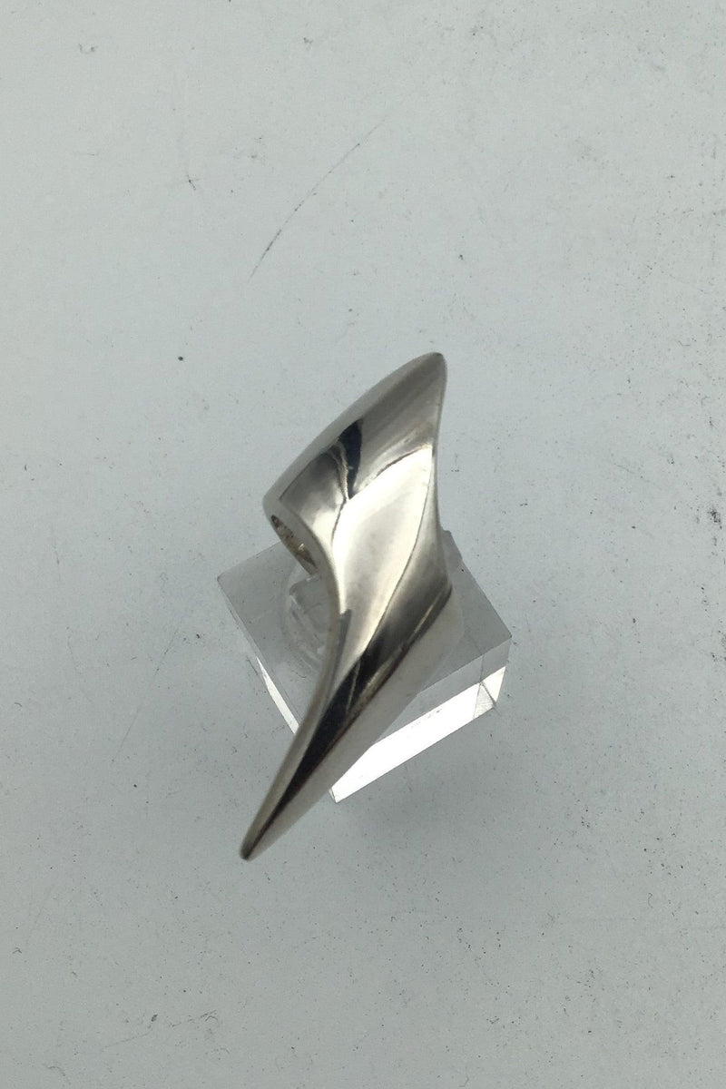 Georg Jensen Sterling Sølv Moderne Ring No 145 - Danam Antik