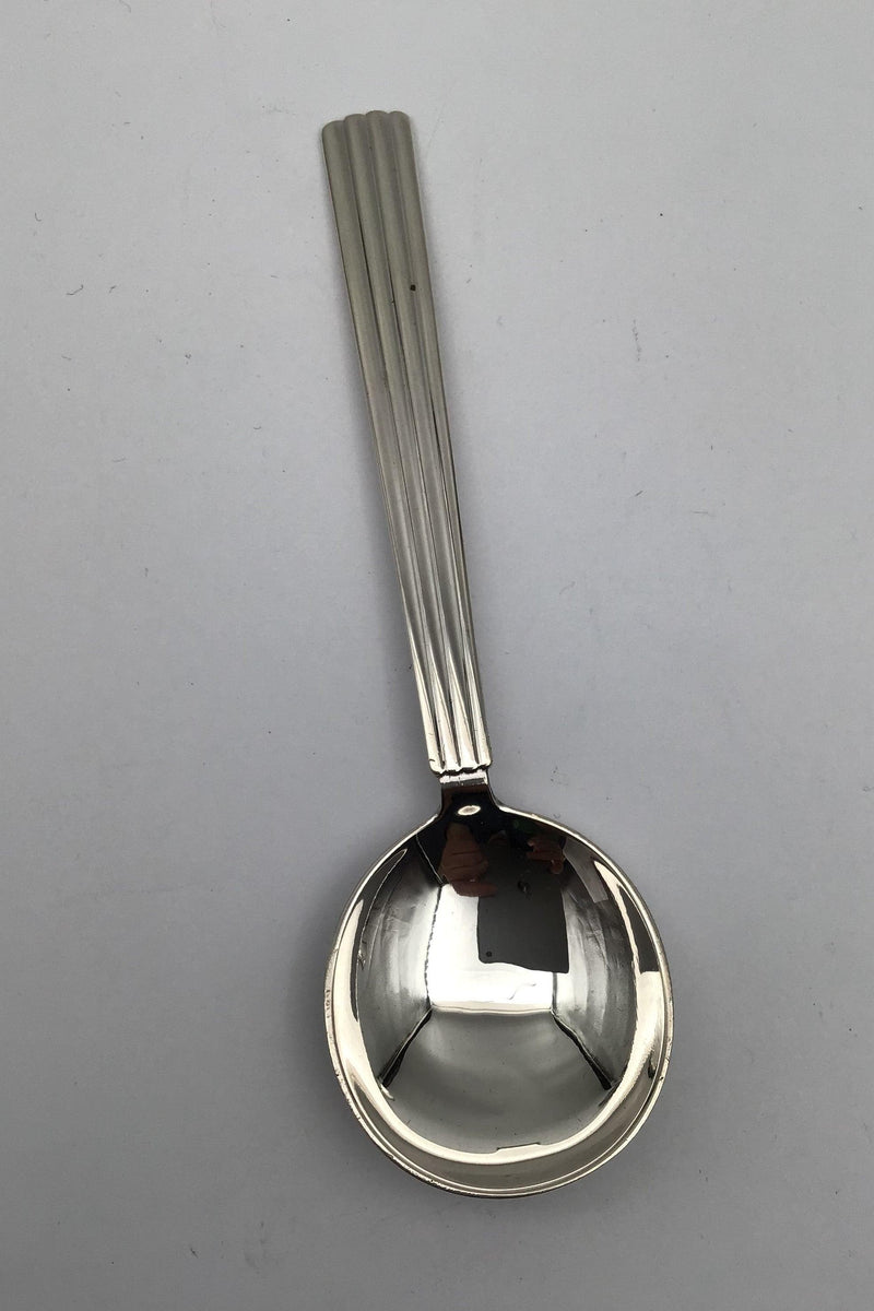 Georg Jensen Sterling Sølv Bernadotte Suppeske, rund, lille No. 52 - Danam Antik