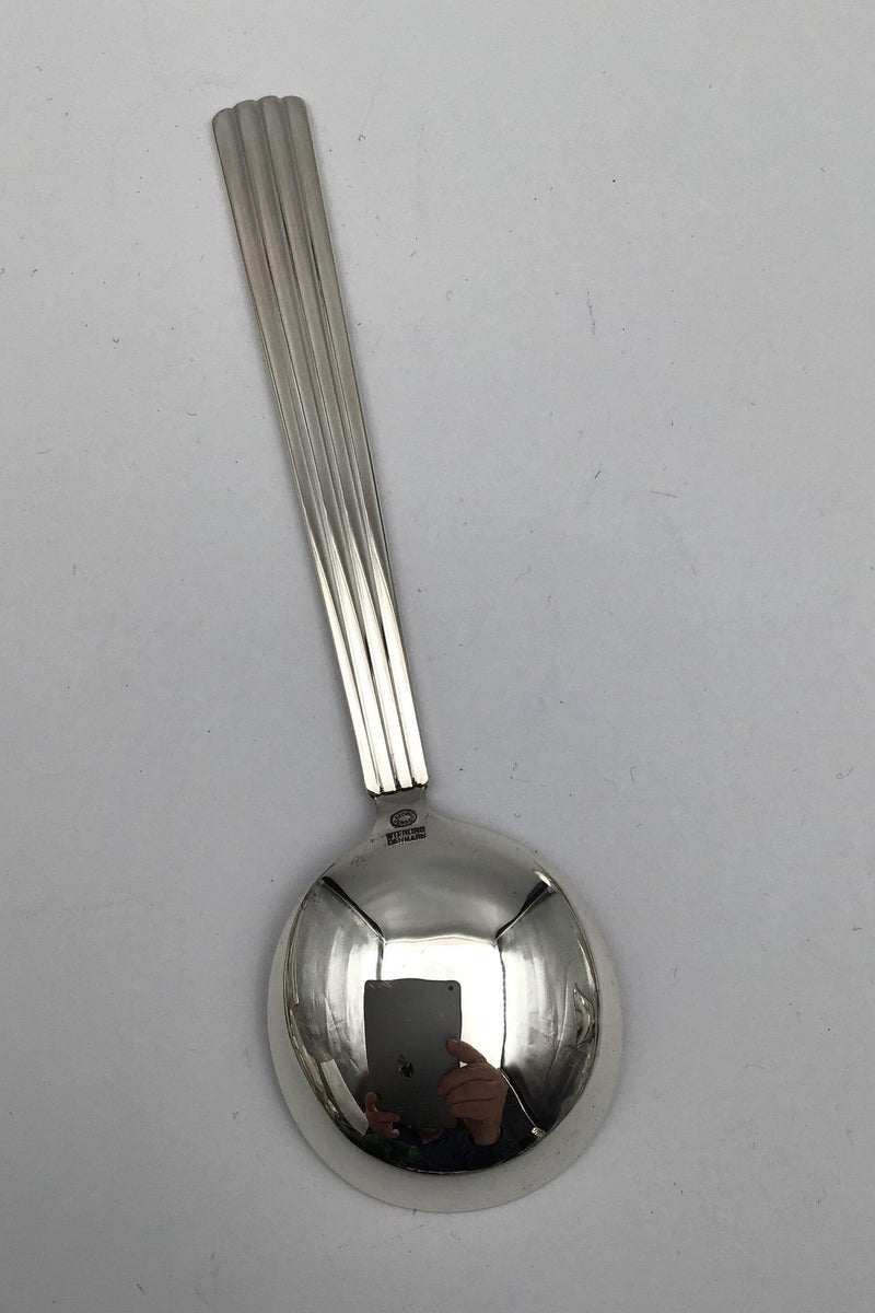 Georg Jensen Sterling Sølv Bernadotte Suppeske, rund, lille No. 52 - Danam Antik