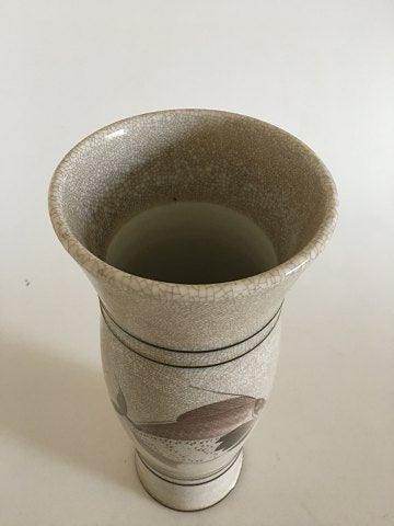 Bing & Grøndahl Art Deco Vase med Fisk 118K/371 - Danam Antik