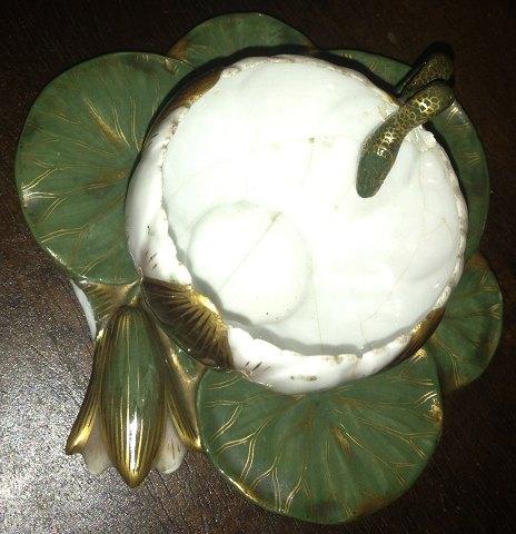 Bing & Grøndahl Art Nouveau Pietro Krohn Snake Cup and saucer - Danam Antik