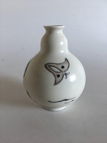 Bing & Grøndahl Art Nouveau Unika Vase af Jo Ann Locher No 711 - Danam Antik