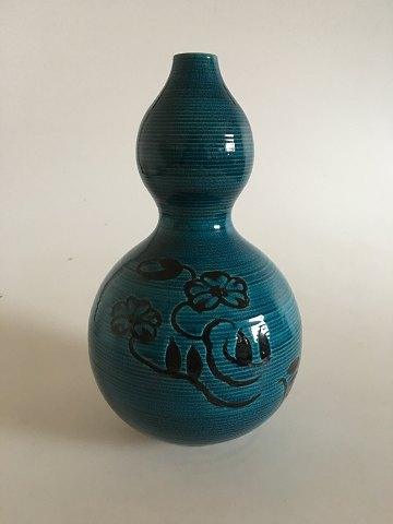 Bing & Grøndahl Art Nouveau Unika Vase af Jo Ann Locher og Axel Salto No 566 - Danam Antik