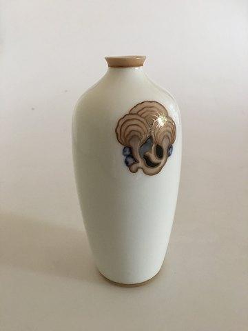 Bing & Grøndahl Art Nouveau Unika Vase af Marie Smith No P23/123 svampe - Danam Antik