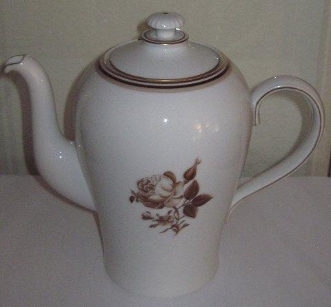 Bing & Grøndahl Brun Rose Porcelænsstel - Danam Antik